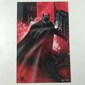 Batman Art Print Nate Johnson 6.5‎ x 10 ComicTom 101 MMC #159 / 1150
